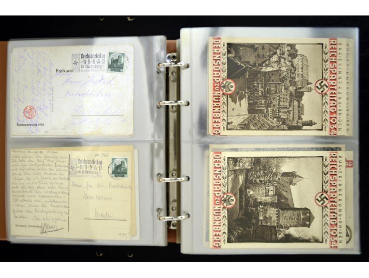 PROPAGANDAKARTEN: 1919/1945, umfangreiche Sammlung mit  über 1000 ungebrauchten und gebrauchten Karten inkl. einigen Werbe- u