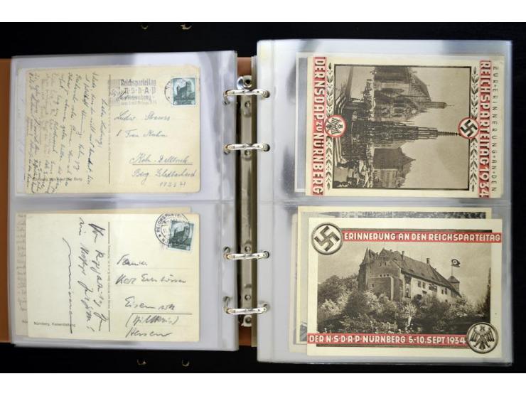PROPAGANDAKARTEN: 1919/1945, umfangreiche Sammlung mit  über 1000 ungebrauchten und gebrauchten Karten inkl. einigen Werbe- u