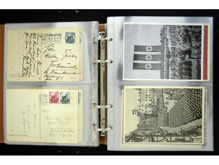 PROPAGANDAKARTEN: 1919/1945, umfangreiche Sammlung mit  über 1000 ungebrauchten und gebrauchten Karten inkl. einigen Werbe- u