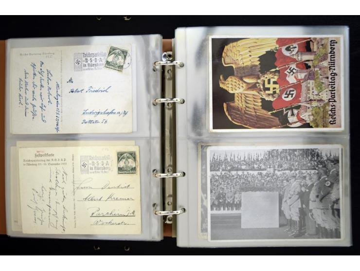 PROPAGANDAKARTEN: 1919/1945, umfangreiche Sammlung mit  über 1000 ungebrauchten und gebrauchten Karten inkl. einigen Werbe- u