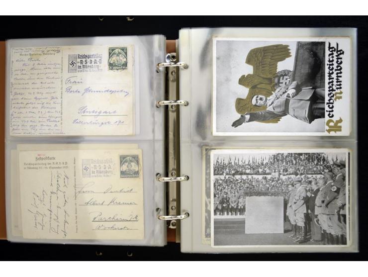 PROPAGANDAKARTEN: 1919/1945, umfangreiche Sammlung mit  über 1000 ungebrauchten und gebrauchten Karten inkl. einigen Werbe- u