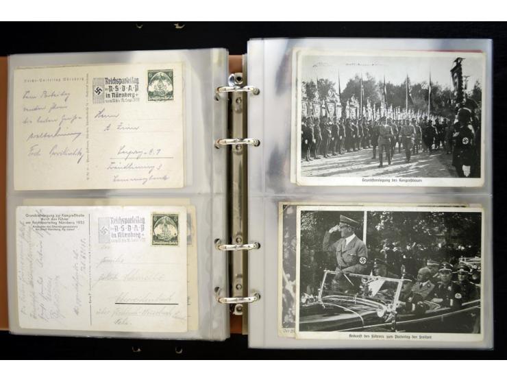 PROPAGANDAKARTEN: 1919/1945, umfangreiche Sammlung mit  über 1000 ungebrauchten und gebrauchten Karten inkl. einigen Werbe- u