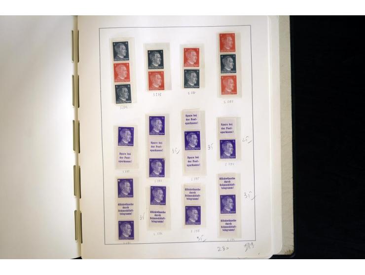 1913/41, ungebrauchte und postfrische Sammlung mit vielen besseren Werten dabei u.a. Mi.-Nr. S1.16, W1 und W4, W11, S35 und H
