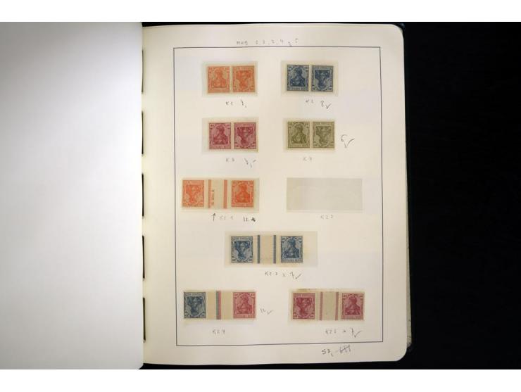 1913/41, ungebrauchte und postfrische Sammlung mit vielen besseren Werten dabei u.a. Mi.-Nr. S1.16, W1 und W4, W11, S35 und H