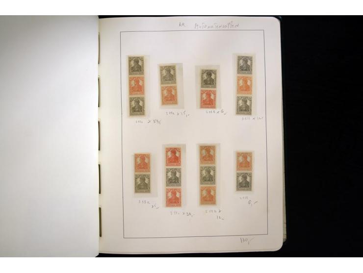1913/41, ungebrauchte und postfrische Sammlung mit vielen besseren Werten dabei u.a. Mi.-Nr. S1.16, W1 und W4, W11, S35 und H