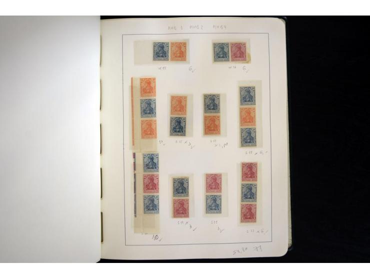 1913/41, ungebrauchte und postfrische Sammlung mit vielen besseren Werten dabei u.a. Mi.-Nr. S1.16, W1 und W4, W11, S35 und H
