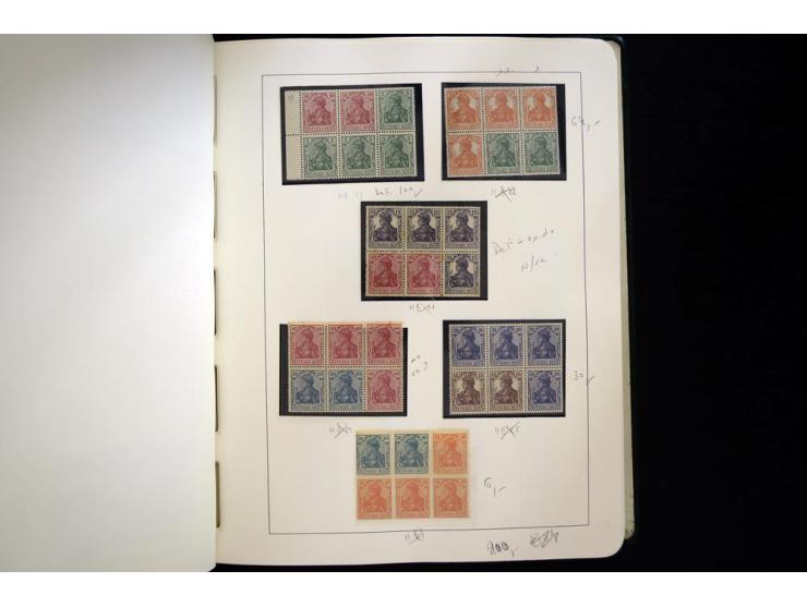 1913/41, ungebrauchte und postfrische Sammlung mit vielen besseren Werten dabei u.a. Mi.-Nr. S1.16, W1 und W4, W11, S35 und H