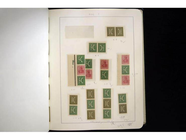 1913/41, ungebrauchte und postfrische Sammlung mit vielen besseren Werten dabei u.a. Mi.-Nr. S1.16, W1 und W4, W11, S35 und H