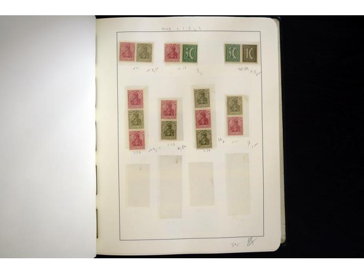 1913/41, ungebrauchte und postfrische Sammlung mit vielen besseren Werten dabei u.a. Mi.-Nr. S1.16, W1 und W4, W11, S35 und H