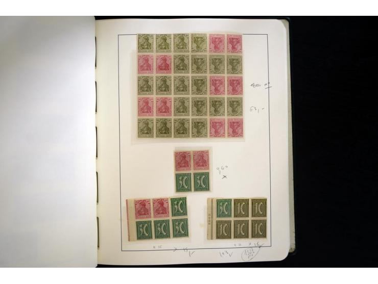 1913/41, ungebrauchte und postfrische Sammlung mit vielen besseren Werten dabei u.a. Mi.-Nr. S1.16, W1 und W4, W11, S35 und H