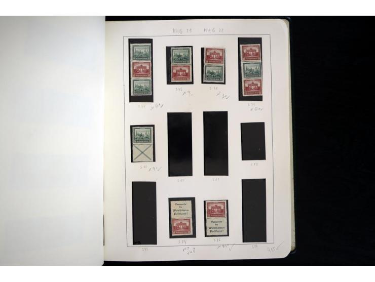 1913/41, ungebrauchte und postfrische Sammlung mit vielen besseren Werten dabei u.a. Mi.-Nr. S1.16, W1 und W4, W11, S35 und H
