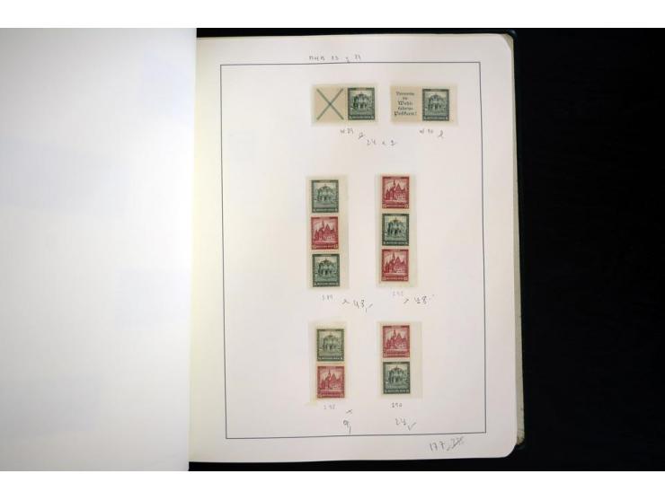 1913/41, ungebrauchte und postfrische Sammlung mit vielen besseren Werten dabei u.a. Mi.-Nr. S1.16, W1 und W4, W11, S35 und H