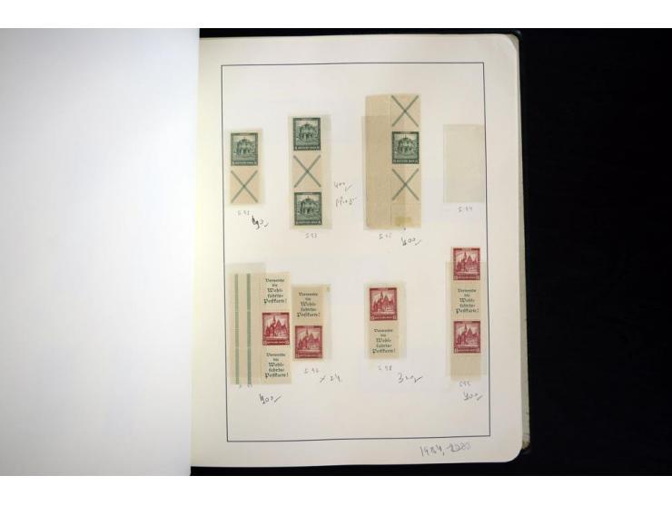 1913/41, ungebrauchte und postfrische Sammlung mit vielen besseren Werten dabei u.a. Mi.-Nr. S1.16, W1 und W4, W11, S35 und H