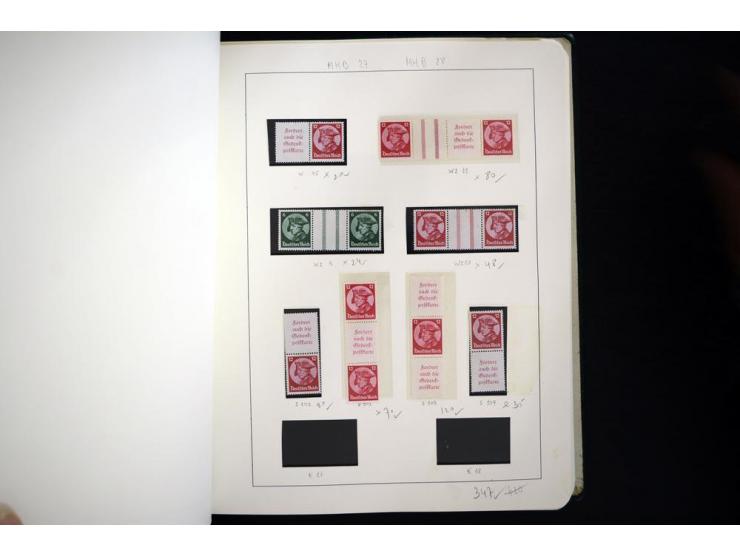 1913/41, ungebrauchte und postfrische Sammlung mit vielen besseren Werten dabei u.a. Mi.-Nr. S1.16, W1 und W4, W11, S35 und H