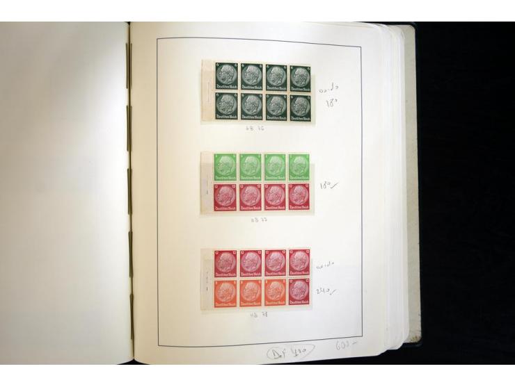 1913/41, ungebrauchte und postfrische Sammlung mit vielen besseren Werten dabei u.a. Mi.-Nr. S1.16, W1 und W4, W11, S35 und H
