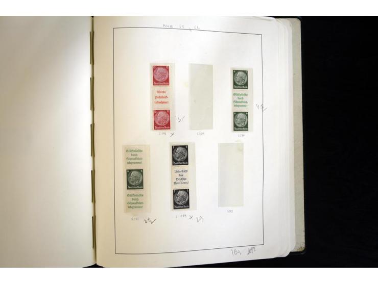 1913/41, ungebrauchte und postfrische Sammlung mit vielen besseren Werten dabei u.a. Mi.-Nr. S1.16, W1 und W4, W11, S35 und H