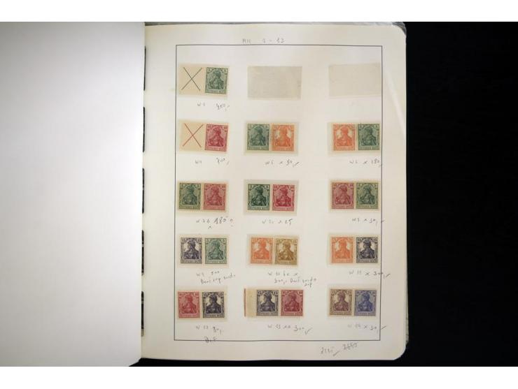 1913/41, ungebrauchte und postfrische Sammlung mit vielen besseren Werten dabei u.a. Mi.-Nr. S1.16, W1 und W4, W11, S35 und H