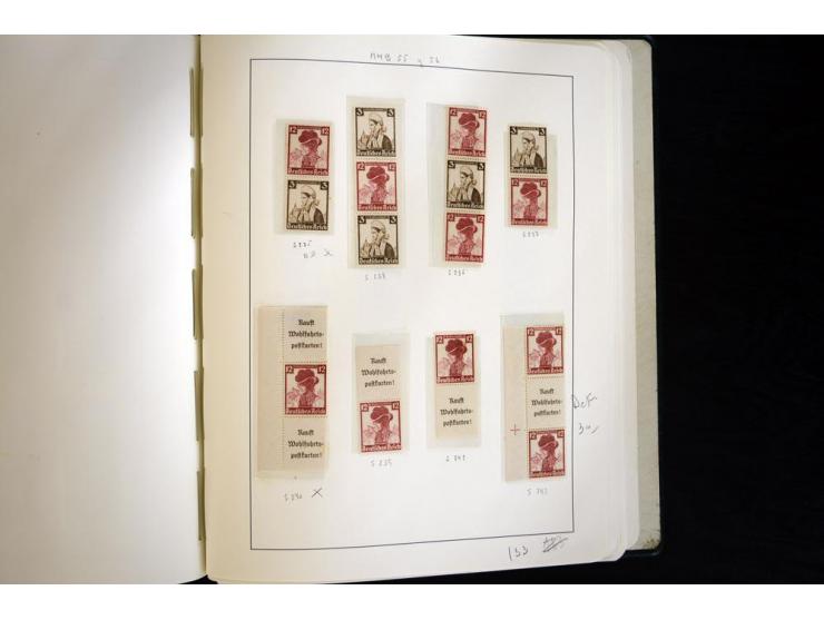 1913/41, ungebrauchte und postfrische Sammlung mit vielen besseren Werten dabei u.a. Mi.-Nr. S1.16, W1 und W4, W11, S35 und H