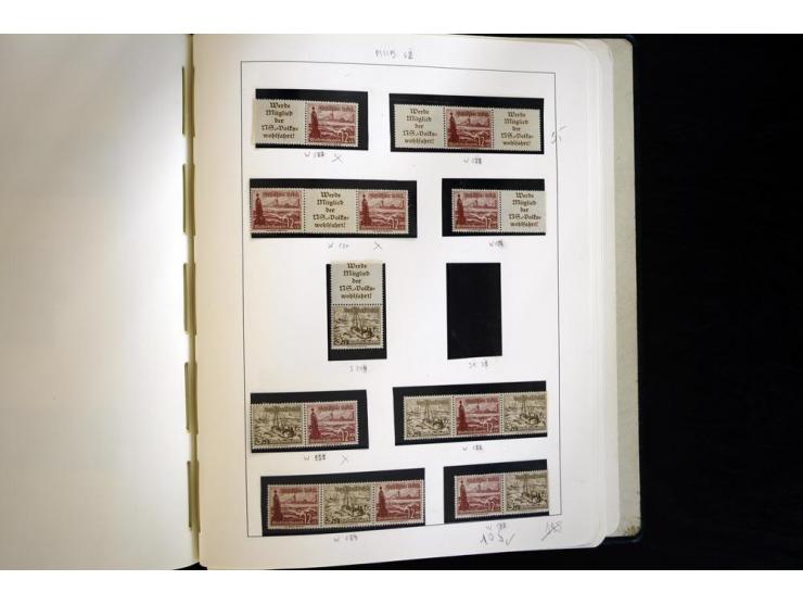 1913/41, ungebrauchte und postfrische Sammlung mit vielen besseren Werten dabei u.a. Mi.-Nr. S1.16, W1 und W4, W11, S35 und H
