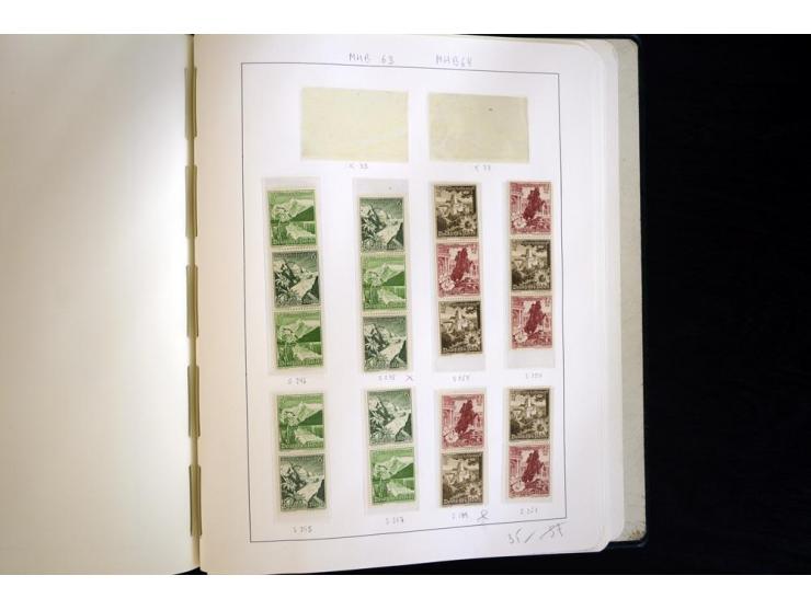 1913/41, ungebrauchte und postfrische Sammlung mit vielen besseren Werten dabei u.a. Mi.-Nr. S1.16, W1 und W4, W11, S35 und H