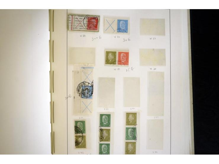 1914/41, gestempelte Sammlung mit vielen besseren Werten, dabei u.a. Mi.-Nr. W.1.3, S 2.25, W2.4, W2.5, W2.8, W2.17 und W31, 