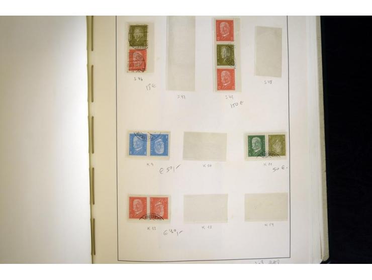 1914/41, gestempelte Sammlung mit vielen besseren Werten, dabei u.a. Mi.-Nr. W.1.3, S 2.25, W2.4, W2.5, W2.8, W2.17 und W31, 