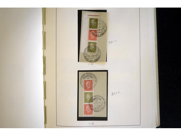 1914/41, gestempelte Sammlung mit vielen besseren Werten, dabei u.a. Mi.-Nr. W.1.3, S 2.25, W2.4, W2.5, W2.8, W2.17 und W31, 