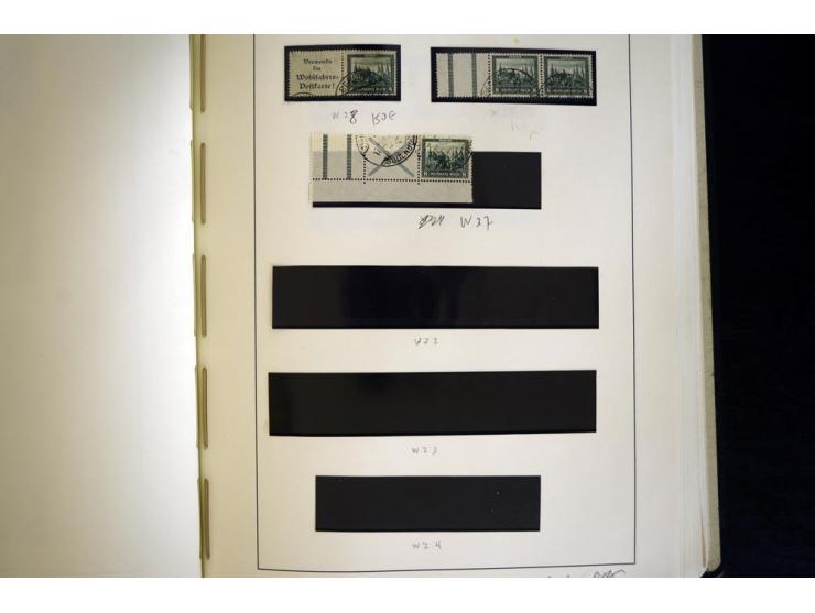 1914/41, gestempelte Sammlung mit vielen besseren Werten, dabei u.a. Mi.-Nr. W.1.3, S 2.25, W2.4, W2.5, W2.8, W2.17 und W31, 