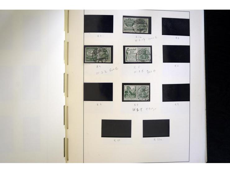 1914/41, gestempelte Sammlung mit vielen besseren Werten, dabei u.a. Mi.-Nr. W.1.3, S 2.25, W2.4, W2.5, W2.8, W2.17 und W31, 