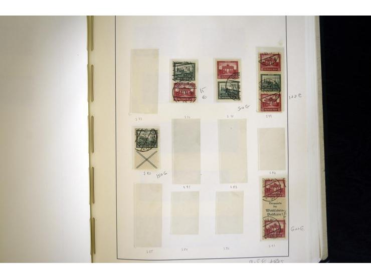 1914/41, gestempelte Sammlung mit vielen besseren Werten, dabei u.a. Mi.-Nr. W.1.3, S 2.25, W2.4, W2.5, W2.8, W2.17 und W31, 