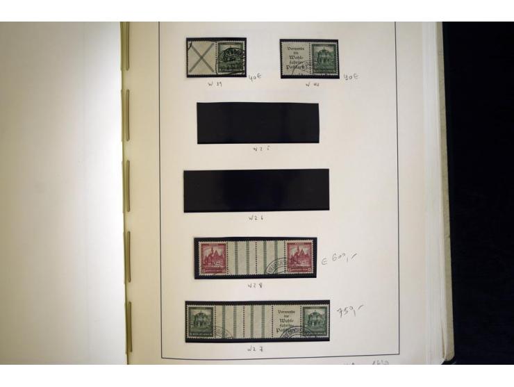 1914/41, gestempelte Sammlung mit vielen besseren Werten, dabei u.a. Mi.-Nr. W.1.3, S 2.25, W2.4, W2.5, W2.8, W2.17 und W31, 