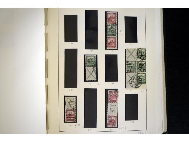 1914/41, gestempelte Sammlung mit vielen besseren Werten, dabei u.a. Mi.-Nr. W.1.3, S 2.25, W2.4, W2.5, W2.8, W2.17 und W31, 
