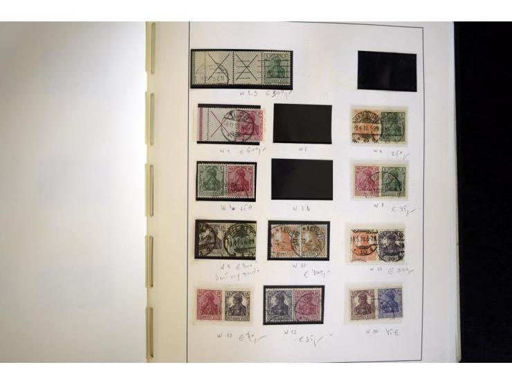 1914/41, gestempelte Sammlung mit vielen besseren Werten, dabei u.a. Mi.-Nr. W.1.3, S 2.25, W2.4, W2.5, W2.8, W2.17 und W31, 