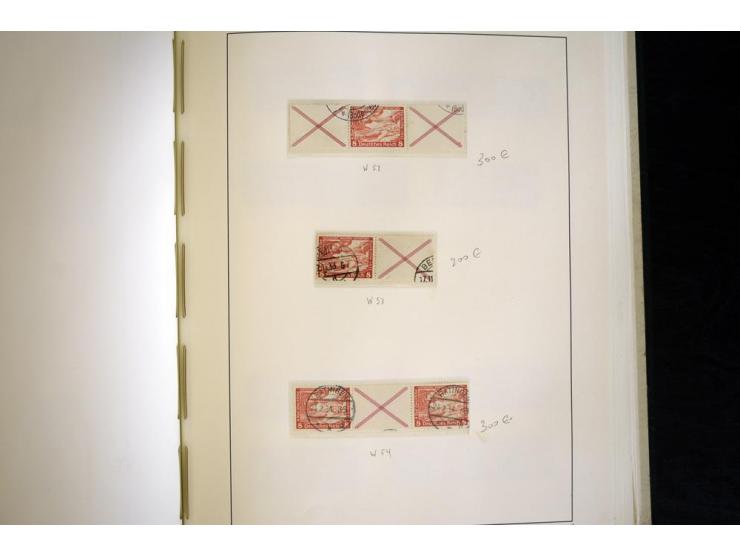 1914/41, gestempelte Sammlung mit vielen besseren Werten, dabei u.a. Mi.-Nr. W.1.3, S 2.25, W2.4, W2.5, W2.8, W2.17 und W31, 