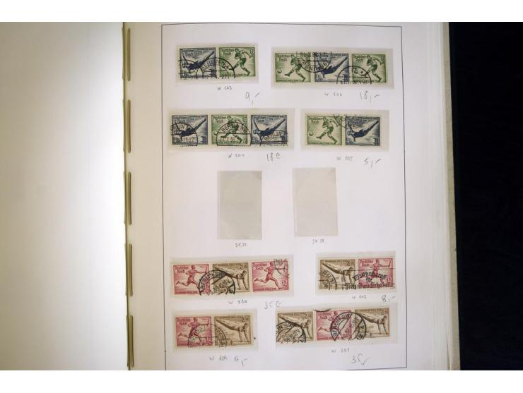 1914/41, gestempelte Sammlung mit vielen besseren Werten, dabei u.a. Mi.-Nr. W.1.3, S 2.25, W2.4, W2.5, W2.8, W2.17 und W31, 