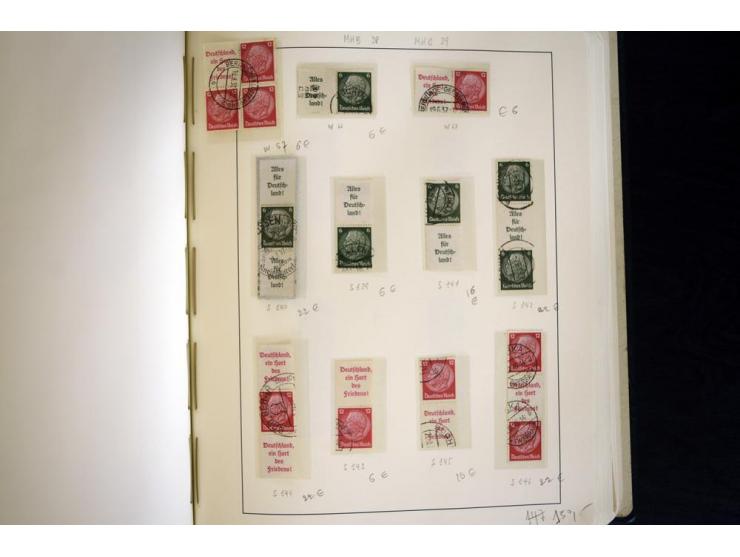 1914/41, gestempelte Sammlung mit vielen besseren Werten, dabei u.a. Mi.-Nr. W.1.3, S 2.25, W2.4, W2.5, W2.8, W2.17 und W31, 