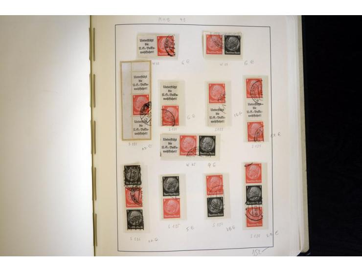 1914/41, gestempelte Sammlung mit vielen besseren Werten, dabei u.a. Mi.-Nr. W.1.3, S 2.25, W2.4, W2.5, W2.8, W2.17 und W31, 