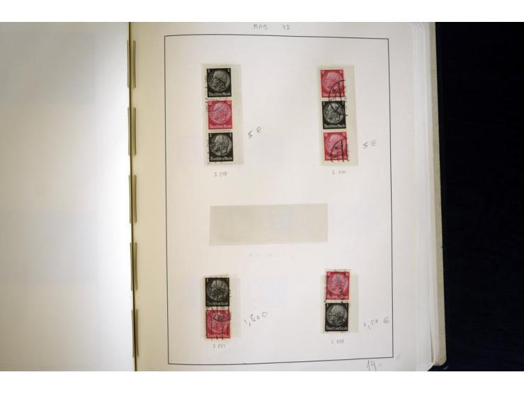 1914/41, gestempelte Sammlung mit vielen besseren Werten, dabei u.a. Mi.-Nr. W.1.3, S 2.25, W2.4, W2.5, W2.8, W2.17 und W31, 