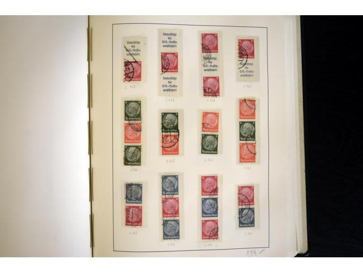 1914/41, gestempelte Sammlung mit vielen besseren Werten, dabei u.a. Mi.-Nr. W.1.3, S 2.25, W2.4, W2.5, W2.8, W2.17 und W31, 