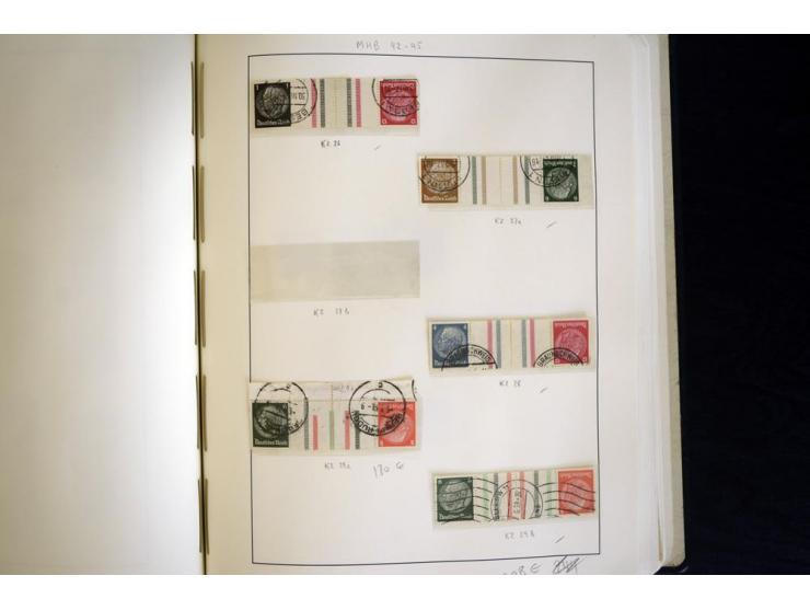 1914/41, gestempelte Sammlung mit vielen besseren Werten, dabei u.a. Mi.-Nr. W.1.3, S 2.25, W2.4, W2.5, W2.8, W2.17 und W31, 