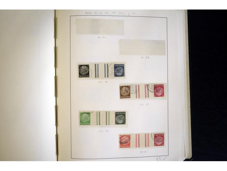 1914/41, gestempelte Sammlung mit vielen besseren Werten, dabei u.a. Mi.-Nr. W.1.3, S 2.25, W2.4, W2.5, W2.8, W2.17 und W31, 
