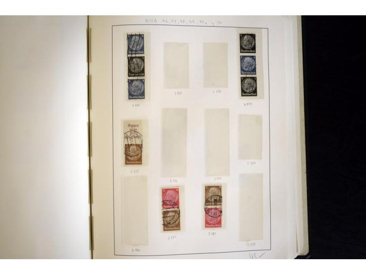 1914/41, gestempelte Sammlung mit vielen besseren Werten, dabei u.a. Mi.-Nr. W.1.3, S 2.25, W2.4, W2.5, W2.8, W2.17 und W31, 