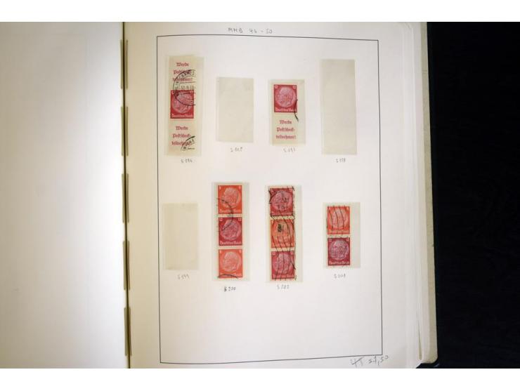 1914/41, gestempelte Sammlung mit vielen besseren Werten, dabei u.a. Mi.-Nr. W.1.3, S 2.25, W2.4, W2.5, W2.8, W2.17 und W31, 