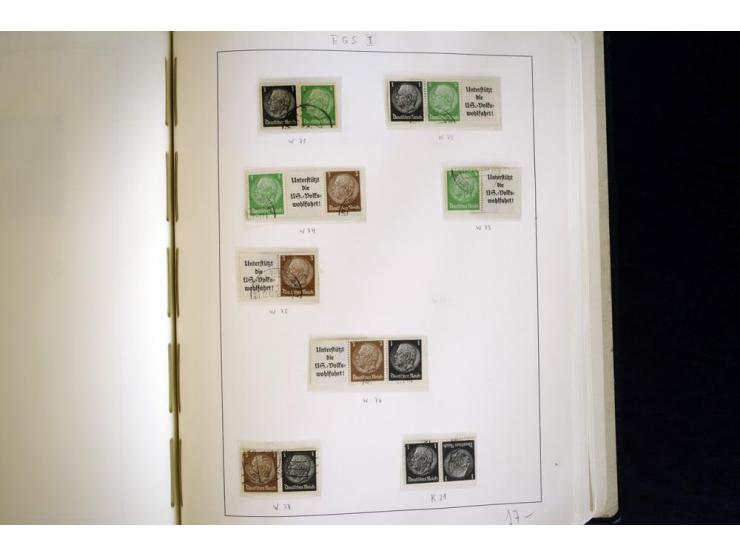 1914/41, gestempelte Sammlung mit vielen besseren Werten, dabei u.a. Mi.-Nr. W.1.3, S 2.25, W2.4, W2.5, W2.8, W2.17 und W31, 