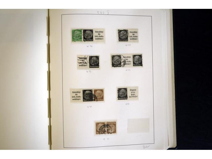 1914/41, gestempelte Sammlung mit vielen besseren Werten, dabei u.a. Mi.-Nr. W.1.3, S 2.25, W2.4, W2.5, W2.8, W2.17 und W31, 