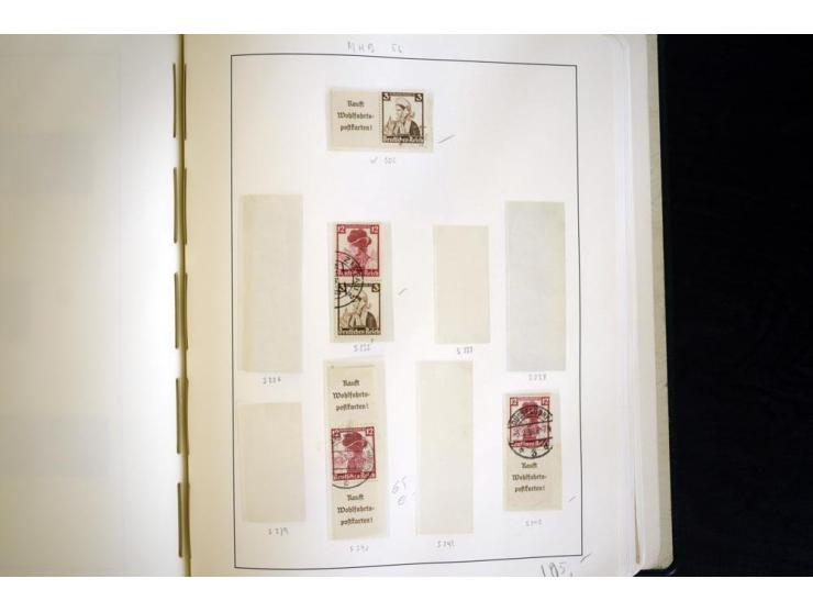 1914/41, gestempelte Sammlung mit vielen besseren Werten, dabei u.a. Mi.-Nr. W.1.3, S 2.25, W2.4, W2.5, W2.8, W2.17 und W31, 