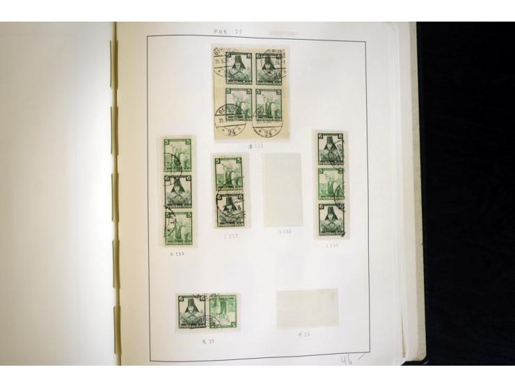 1914/41, gestempelte Sammlung mit vielen besseren Werten, dabei u.a. Mi.-Nr. W.1.3, S 2.25, W2.4, W2.5, W2.8, W2.17 und W31, 