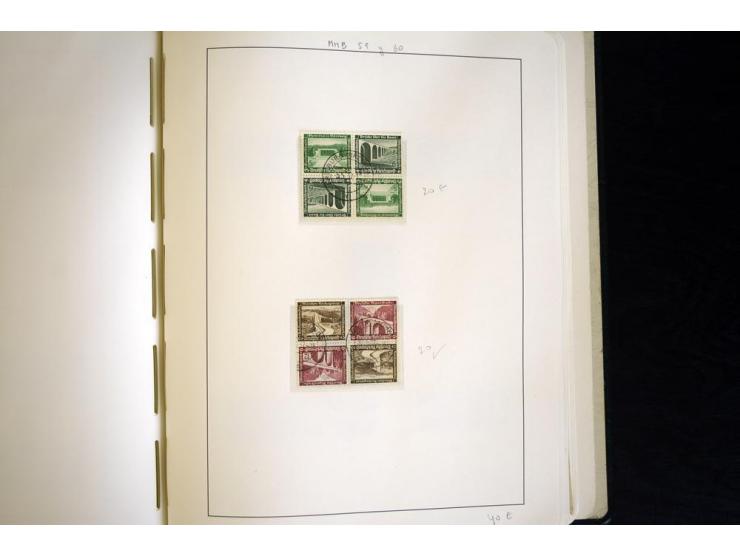 1914/41, gestempelte Sammlung mit vielen besseren Werten, dabei u.a. Mi.-Nr. W.1.3, S 2.25, W2.4, W2.5, W2.8, W2.17 und W31, 