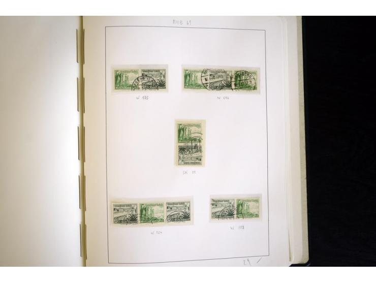 1914/41, gestempelte Sammlung mit vielen besseren Werten, dabei u.a. Mi.-Nr. W.1.3, S 2.25, W2.4, W2.5, W2.8, W2.17 und W31, 
