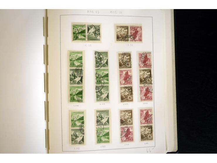 1914/41, gestempelte Sammlung mit vielen besseren Werten, dabei u.a. Mi.-Nr. W.1.3, S 2.25, W2.4, W2.5, W2.8, W2.17 und W31, 